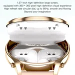 X17 mini 1.27 inch IP67 Waterproof 2 in 1 Bluetooth Earphone Smart Watch - Image 3