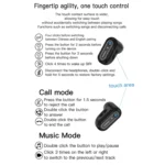 X17 mini 1.27 inch IP67 Waterproof 2 in 1 Bluetooth Earphone Smart Watch - Image 7