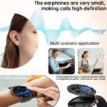 X20 1.43 inch IP67 Waterproof 2 in 1 Bluetooth Earphone Smart Watch - Image 5