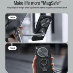 NILLKIN CamShield Prop MagSafe Magnetic PC Phone Case, For OPPO Find X8 Ultra, For OPPO Find X8, For OPPO Find X8 Pro - Image 7