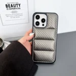 Carbon Fiber Texture Down Jacket Phone Case, For iPhone 11 Pro Max, For iPhone 11 - Image 5