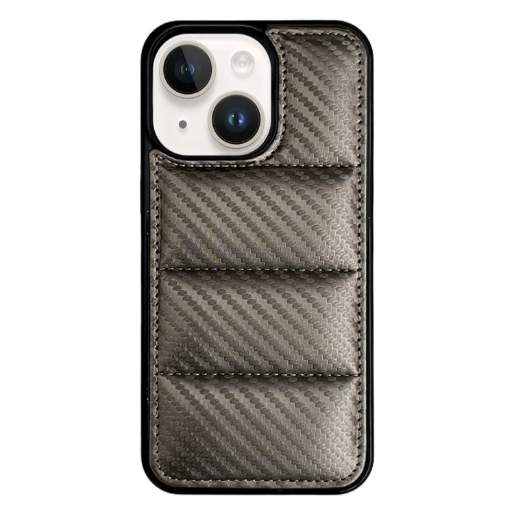 Carbon Fiber Texture Down Jacket Phone Case, For iPhone 15, For iPhone 14, For iPhone 14 Pro, For iPhone 14 Pro Max, For iPhone 13 Pro Max