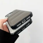 Carbon Fiber Texture Down Jacket Phone Case, For iPhone 11 Pro Max, For iPhone 11 - Image 4