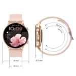 CY19 1.32 inch AMOLED Screen Silicone Strap Smart Watch, Blood Oxygen/Blood Pressure/Heart Rate - Image 3
