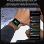 ET587 1.95 inch AMOLED Screen Smart Watch, ECG Electrocardiogram/Blood Sugar Monitoring - Image 6