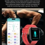 ET587 1.95 inch AMOLED Screen Smart Watch, ECG Electrocardiogram/Blood Sugar Monitoring - Image 7