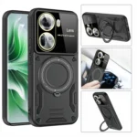 Large Window MagSafe Holder Phone Case, For OPPO Reno11 5G Global, For OPPO A78 5G, For OPPO A77 5G / A57 5G / A77s 4G - Image 3