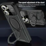 Large Window MagSafe Holder Phone Case, For OPPO Reno11 5G Global, For OPPO A78 5G, For OPPO A77 5G / A57 5G / A77s 4G - Image 5