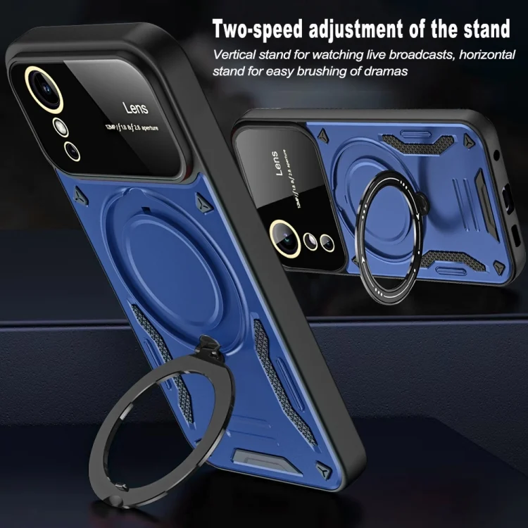 EDA007377806A_4.webp Large Window MagSafe Holder Phone Case, For OPPO A17 - Image 5