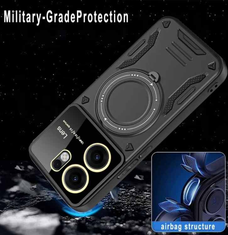 EDA007377807A_6.webp Large Window MagSafe Holder Phone Case, For OPPO Reno13 F 4G / 5G, For OPPO Reno12 Pro Global, For OPPO Reno12 Global - Image 7