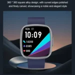 ET593 1.75 inch IPS Square Screen Smart Watch, ECG Electrocardiogram / Blood Sugar Monitoring - Image 3