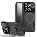 Large Window MagSafe Holder Phone Case, For Xiaomi 14 Pro, For Xiaomi 14, For Xiaomi 13T / 13T Pro