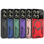 Large Window MagSafe Holder Phone Case, For Xiaomi 14 Pro, For Xiaomi 14, For Xiaomi 13T / 13T Pro - Image 2