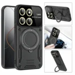 Large Window MagSafe Holder Phone Case, For Xiaomi 14 Pro, For Xiaomi 14, For Xiaomi 13T / 13T Pro - Image 3