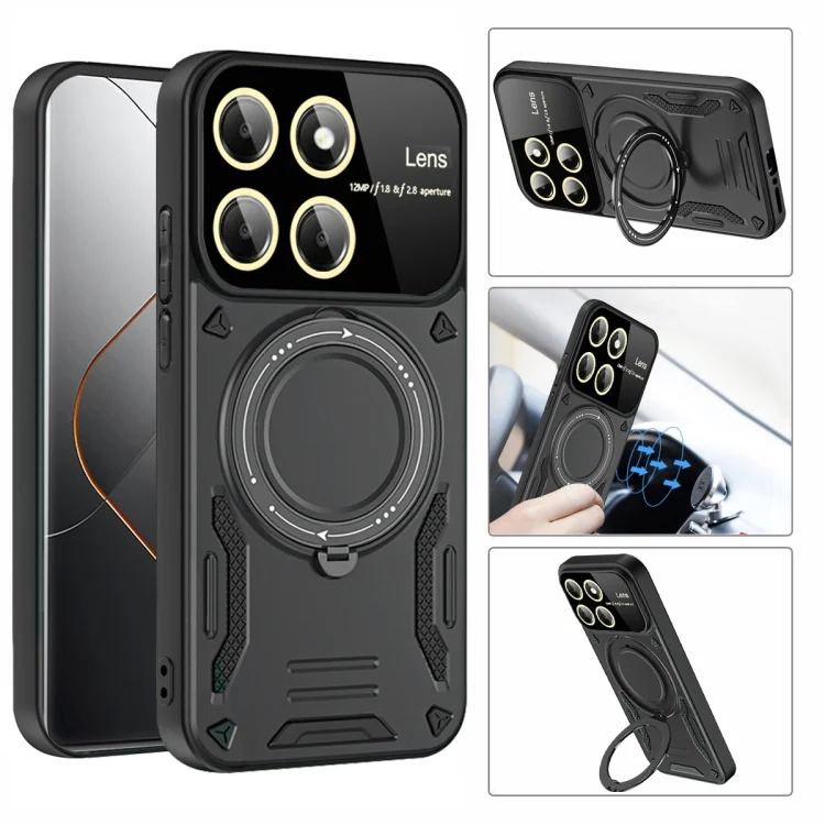 EDA007379106A_2.webp Large Window MagSafe Holder Phone Case, For Xiaomi 14 Pro, For Xiaomi 14, For Xiaomi 13T / 13T Pro - Image 3