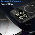 Large Window MagSafe Holder Phone Case, For Xiaomi 14 Pro, For Xiaomi 14, For Xiaomi 13T / 13T Pro - Image 6