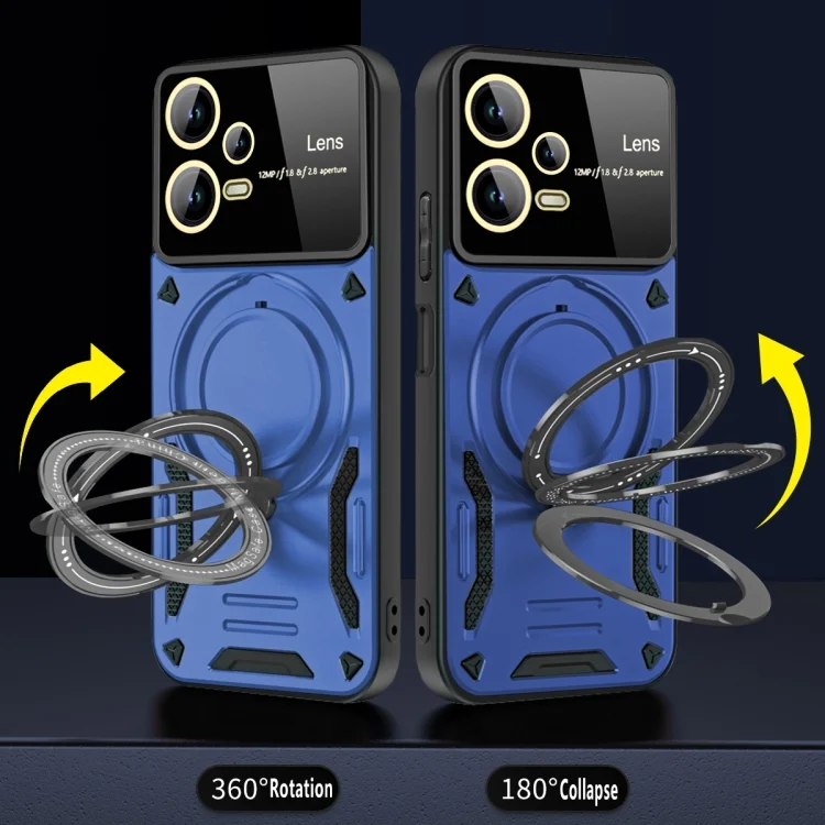 EDA007379110A_3.webp Large Window MagSafe Holder Phone Case, For Xiaomi Poco X5, For Xiaomi 13 Pro, For Xiaomi 12T / 12T Pro - Image 4