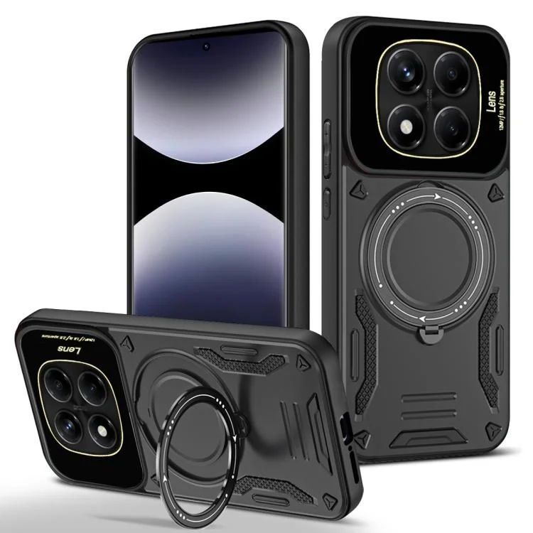 EDA007379514A.webp Large Window MagSafe Holder Phone Case, For Redmi Note 14 Pro 4G Global, For Redmi 14C 4G, For Redmi Note 13 Pro 5G Global - Image 1