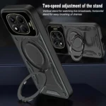 Large Window MagSafe Holder Phone Case, For Redmi Note 14 Pro 4G Global, For Redmi 14C 4G, For Redmi Note 13 Pro 5G Global - Image 4