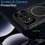 Large Window MagSafe Holder Phone Case, For Redmi Note 14 Pro 4G Global, For Redmi 14C 4G, For Redmi Note 13 Pro 5G Global - Image 5