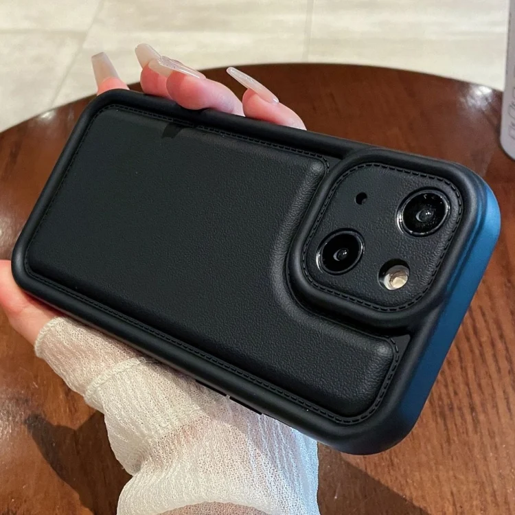 Leather Texture TPU Phone Case, For iPhone 15 Plus, For iPhone 15