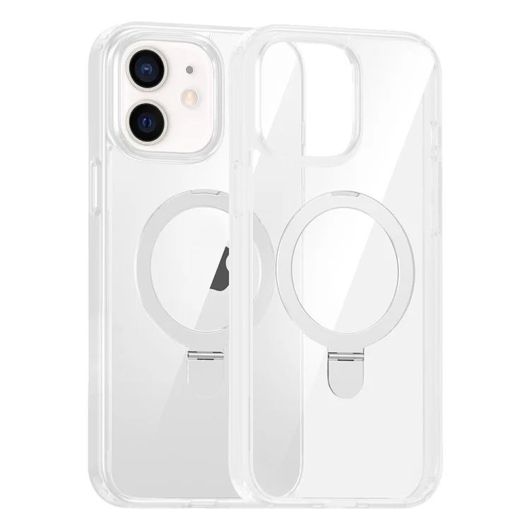 High Transparency MagSafe Holder Phone Case, For iPhone 11