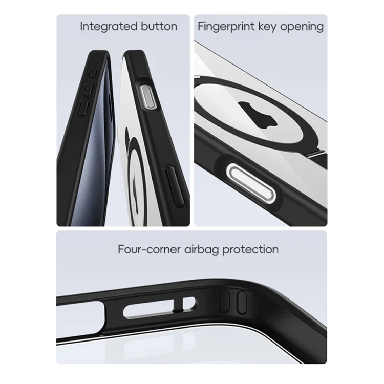 EDA0073839_B1.webp High Transparency MagSafe Holder Phone Case, For iPhone 11 - Image 2