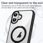 High Transparency MagSafe Holder Phone Case, For iPhone 11 - Image 6