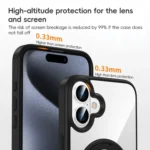 High Transparency 360 Degree Rotating Holder MagSafe Phone Case, For iPhone 11 - Image 9