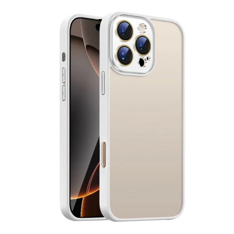 Nano Semi-transparent Frosted Skin Feel Phone Case, For iPhone 16 Pro Max, For iPhone 16 Pro