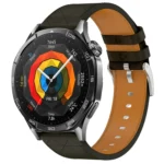 Square 22mm Leather Watch Band