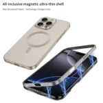 GKK MagSafe Full Coverage Phone Case, For iPhone 16 Pro Max, For iPhone 16 Pro, For iPhone 16 Plus, For iPhone 16 - Image 8