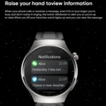 MT200 1.43 inch AMOLED IP67 Steel Band Smart Call Watch, Support ECG - Image 5