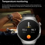 MT200 1.43 inch AMOLED IP67 Steel Band Smart Call Watch, Support ECG - Image 7