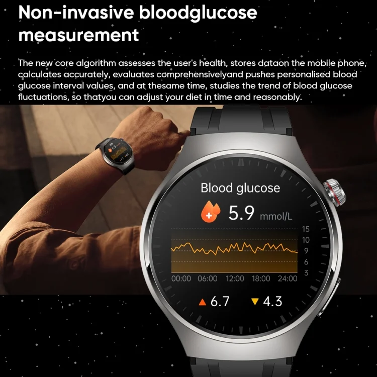 EDA0074068_B7.webp MT200 1.43 inch AMOLED IP67 Steel Band Smart Call Watch, Support ECG - Image 8