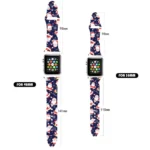 Christmas Pattern Silicone Watch Band, For Apple Watch 46mm / 49mm / 45mm / 44mm - Image 2