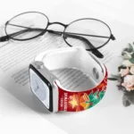Christmas Pattern Reverse Buckle Silicone Watch Band, For Apple Watch 42mm / 41mm / 40mm / 38mm - Image 7