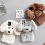 Teddy Dog Plush TPU Phone Case, For iPhone 12 Pro, For iPhone 12 mini - Image 2