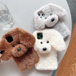 Teddy Dog Plush TPU Phone Case, For iPhone 12 Pro, For iPhone 12 mini - Image 3