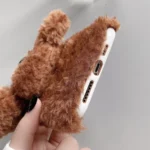 Teddy Dog Plush TPU Phone Case, For iPhone 12 Pro, For iPhone 12 mini - Image 5