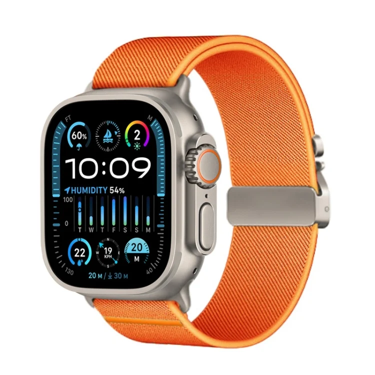 Parachute Buckle Elastic Nylon Watch Band, For Apple Watch 46mm / 49mm / 45mm / 44mm, For Apple Watch 42mm / 41mm / 40mm / 38mm