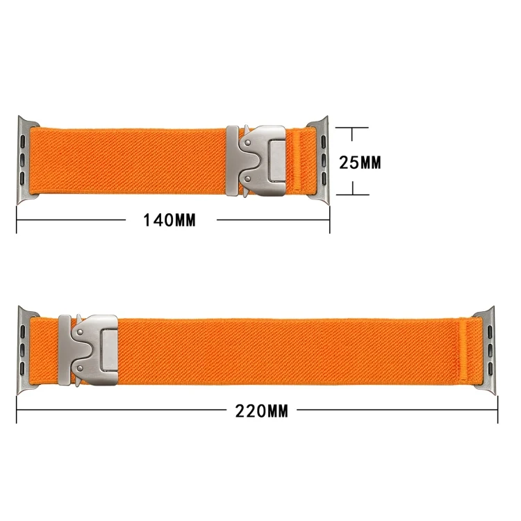 EDA0074139_B2.webp Parachute Buckle Elastic Nylon Watch Band, For Apple Watch 46mm / 49mm / 45mm / 44mm, For Apple Watch 42mm / 41mm / 40mm / 38mm - Image 3