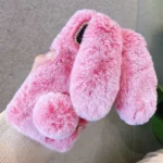 3D Cute Long-eared Rabbit Plush Full Coverage Phone Case, For iPhone 15 Plus, For iPhone 15, For iPhone 14, For iPhone 14 Pro, For iPhone 14 Pro Max, For iPhone 13 Pro Max - Image 5