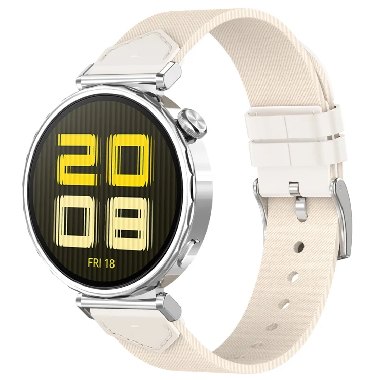 Stitched Nylon Denim Watch Band