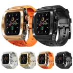 RedPepper Armor Metal Case Integrated Silicone Watch Band - Image 2