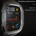 RedPepper Armor Metal Case Integrated Silicone Watch Band - Image 4