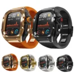 RedPepper Armor Metal Case Integrated Silicone Watch Band - Image 2