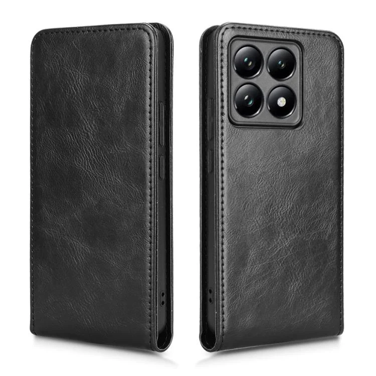 EDA007423403A_1.webp Magnetic Vertical Flip Leather Phone Case, For Xiaomi 14T Pro, For Xiaomi 14T, For Xiaomi Poco F6 Pro / Redmi K70 / K70 Pro, For Xiaomi Poco X6 Pro / Redmi K70E 5G - Image 2