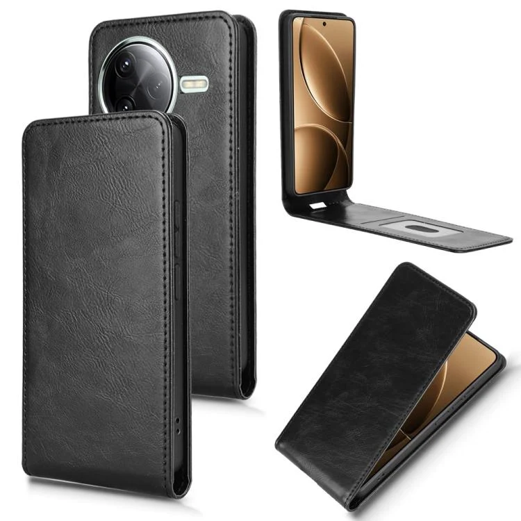 Magnetic Vertical Flip Leather Phone Case, For Xiaomi Poco F7 Pro 5G / F7 Ultra, For Xiaomi Poco X7 Pro 5G / Redmi Turbo 4, For Xiaomi Poco M7 Pro 5G / Redmi Note 14 5G, For Xiaomi 15 Pro...