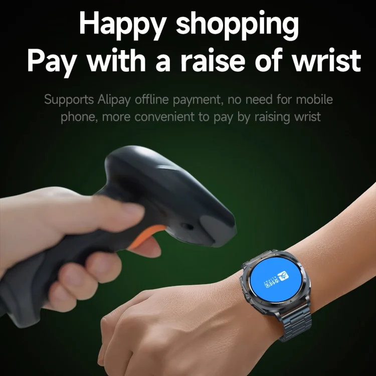 EDA0074253_B10.webp ET492 1.43 inch AMOLED Screen Steel Strap Smart Watch Supports ECG/Blood Sugar Monitoring - Image 11